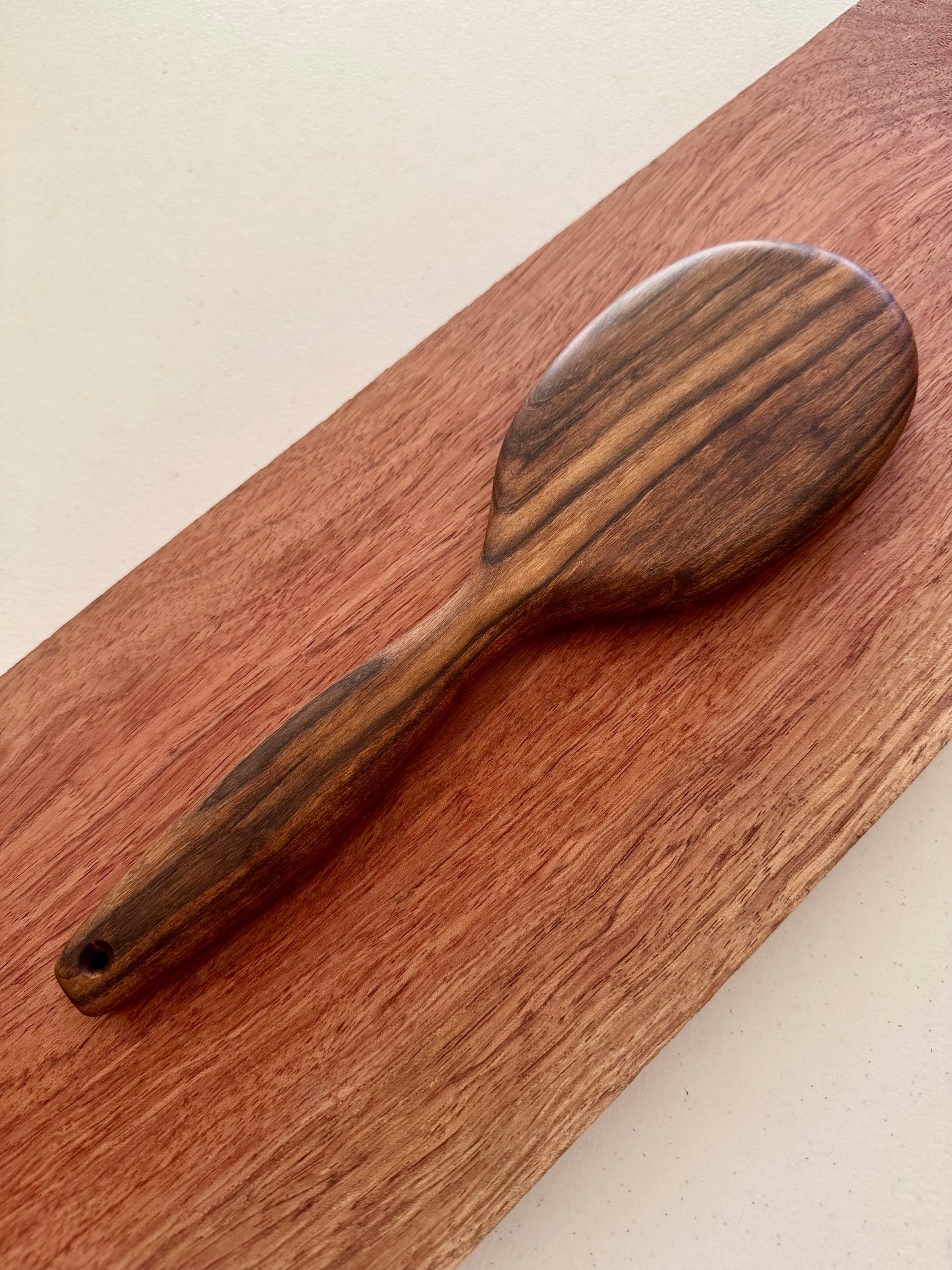 NEW! Limited Edition Stevie Rose’s Hairbrush Spanking Paddle in Shedua: 11.5” Hairbrush-Style OTK Paddle