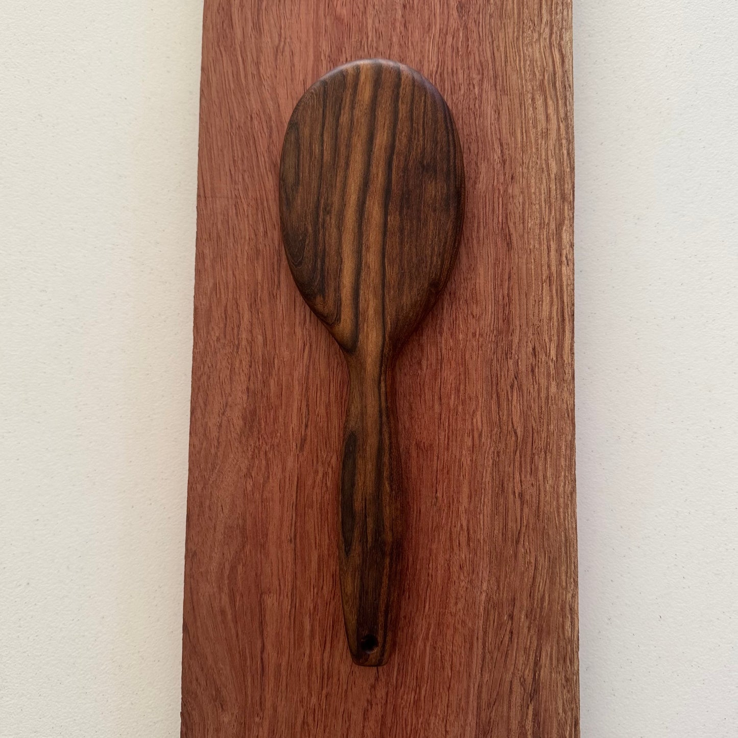 NEW! Limited Edition Stevie Rose’s Hairbrush Spanking Paddle in Shedua: 11.5” Hairbrush-Style OTK Paddle