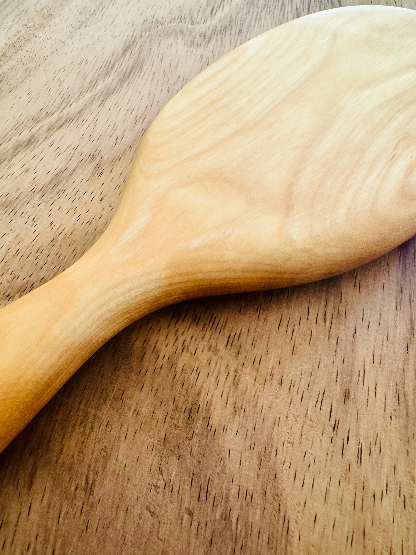 NEW! Winter 2026 Limited Edition Stevie Rose’s Hairbrush Spanking Paddle in Birch: 11.5” Hairbrush-Style OTK Paddle