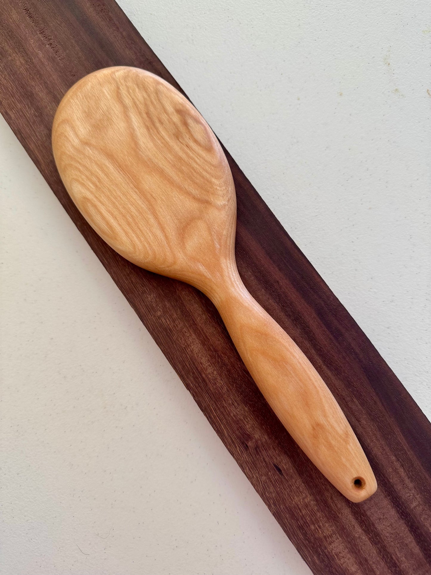 NEW! Winter 2026 Limited Edition Stevie Rose’s Hairbrush Spanking Paddle in Birch: 11.5” Hairbrush-Style OTK Paddle