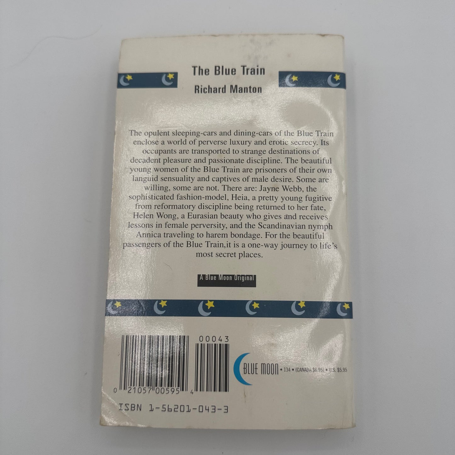 The Blue Train by Richard Manton (Blue Moon Books - 1993)