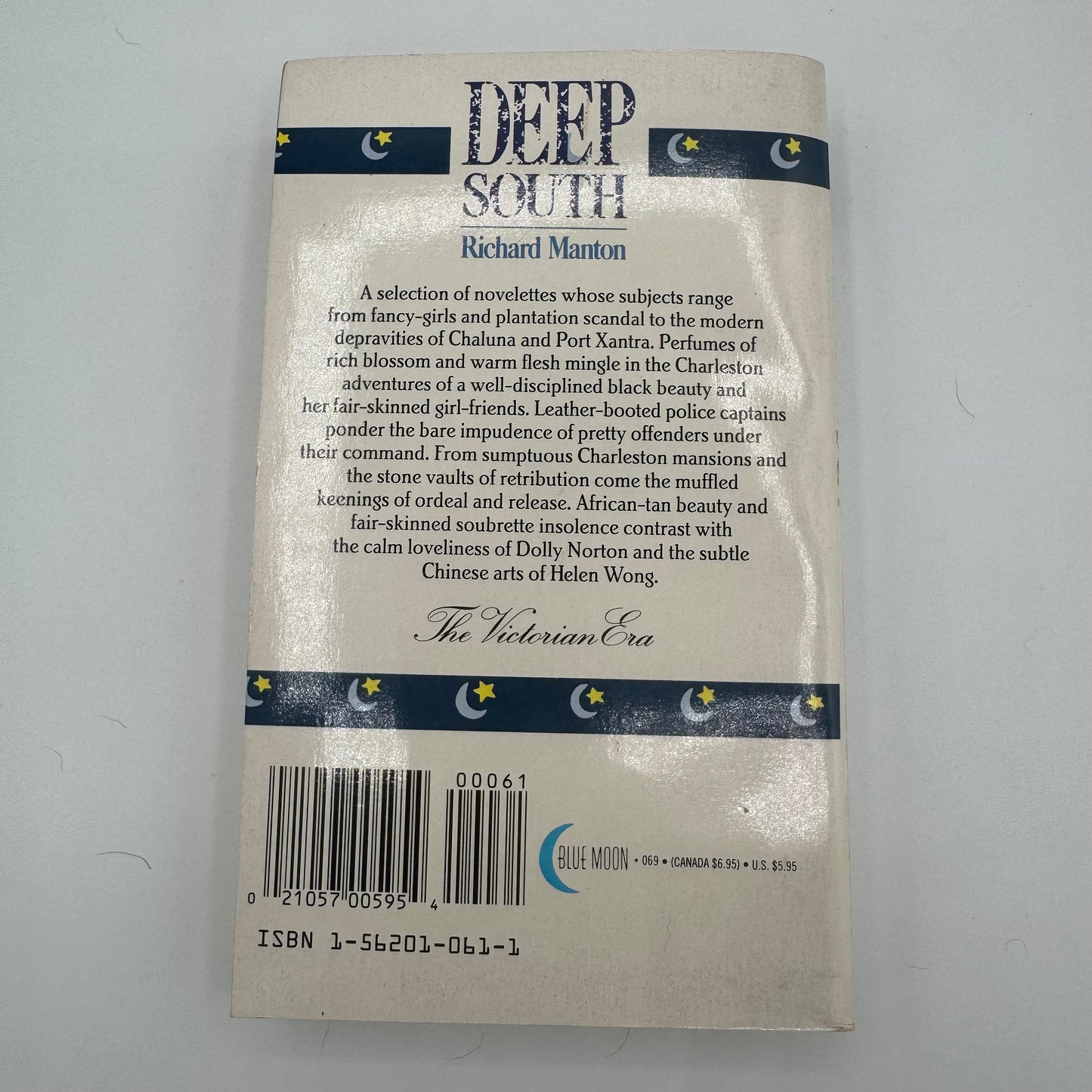 Deep South by Richard Manton (Blue Moon Books - 1994)