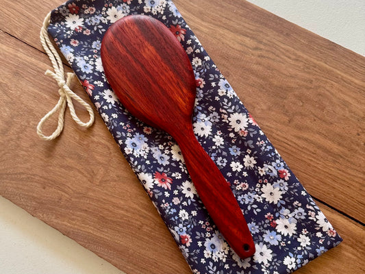 NEW! Summer 2026 Limited Edition Stevie Rose’s Hairbrush Spanking Paddle in Padauk: 11.5” Hairbrush-Style OTK Paddle