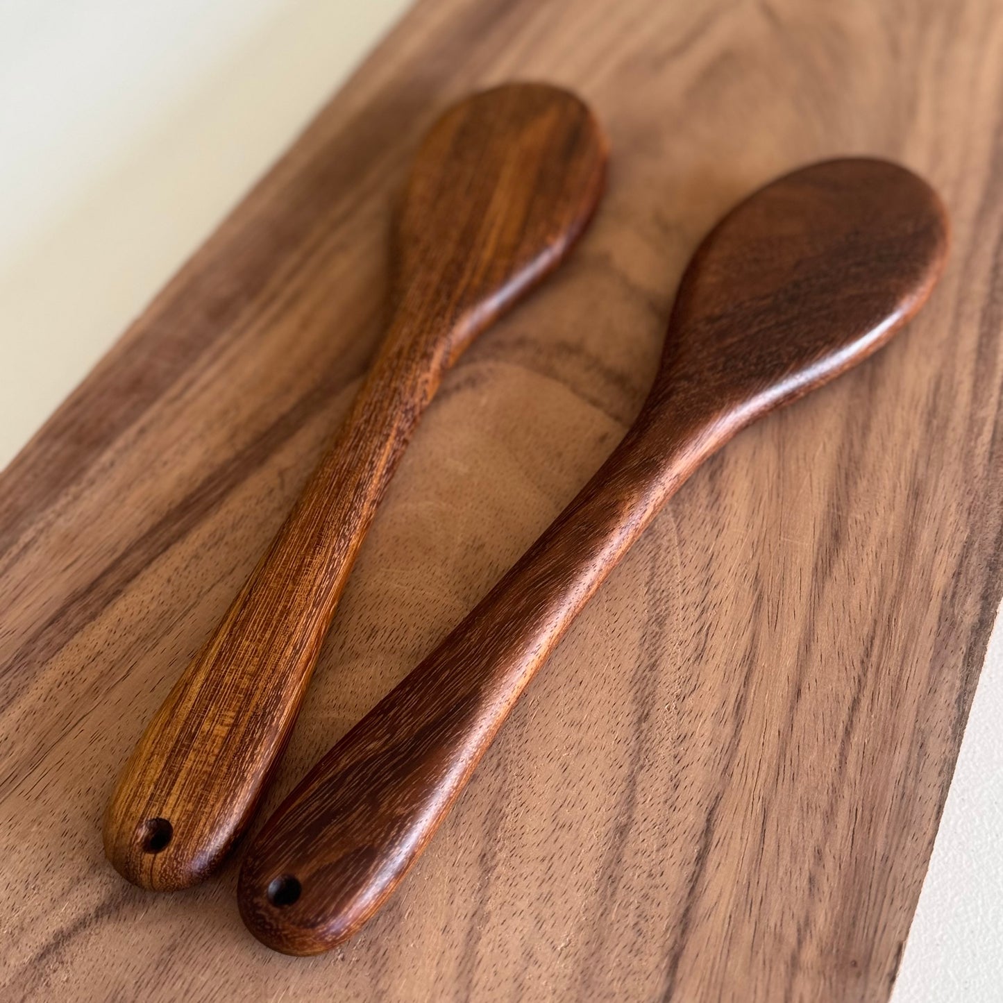 Genuine Teak Bath Brush Style Spanking Paddle