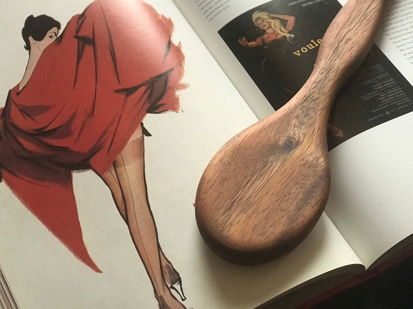 The Miss Jolly wood spanking paddle by LRS Toys is available in your choice of hardwoods. Unique OTK spanking implement.